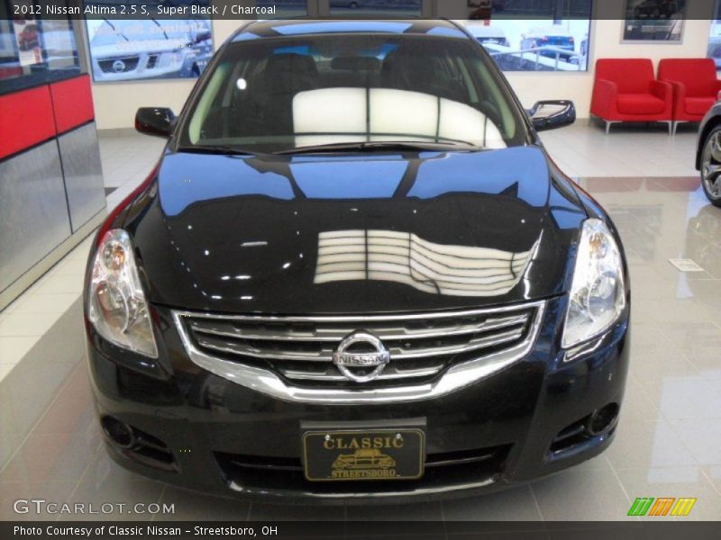 Super Black / Charcoal 2012 Nissan Altima 2.5 S