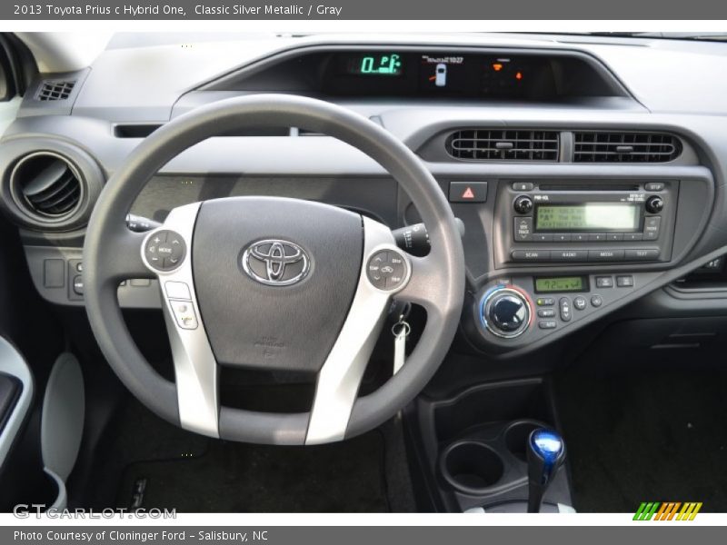 Classic Silver Metallic / Gray 2013 Toyota Prius c Hybrid One