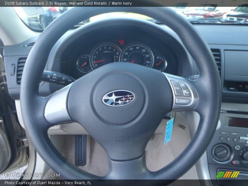  2008 Outback 2.5i Wagon Steering Wheel