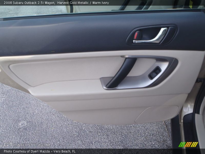 Harvest Gold Metallic / Warm Ivory 2008 Subaru Outback 2.5i Wagon