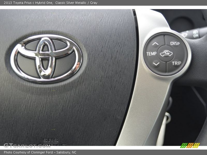 Classic Silver Metallic / Gray 2013 Toyota Prius c Hybrid One