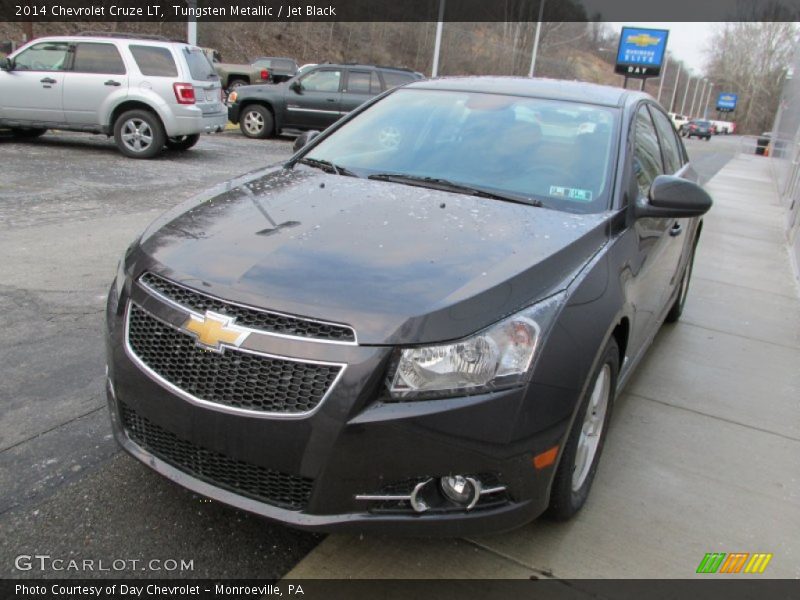 Tungsten Metallic / Jet Black 2014 Chevrolet Cruze LT