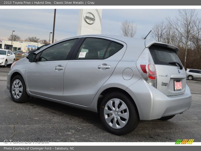 Classic Silver Metallic / Gray 2013 Toyota Prius c Hybrid One