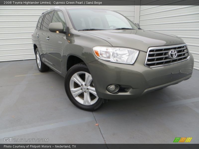 Front 3/4 View of 2008 Highlander Limited