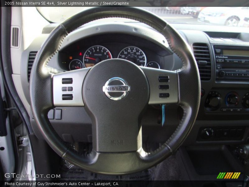 Silver Lightning Metallic / Steel/Graphite 2005 Nissan Xterra SE 4x4