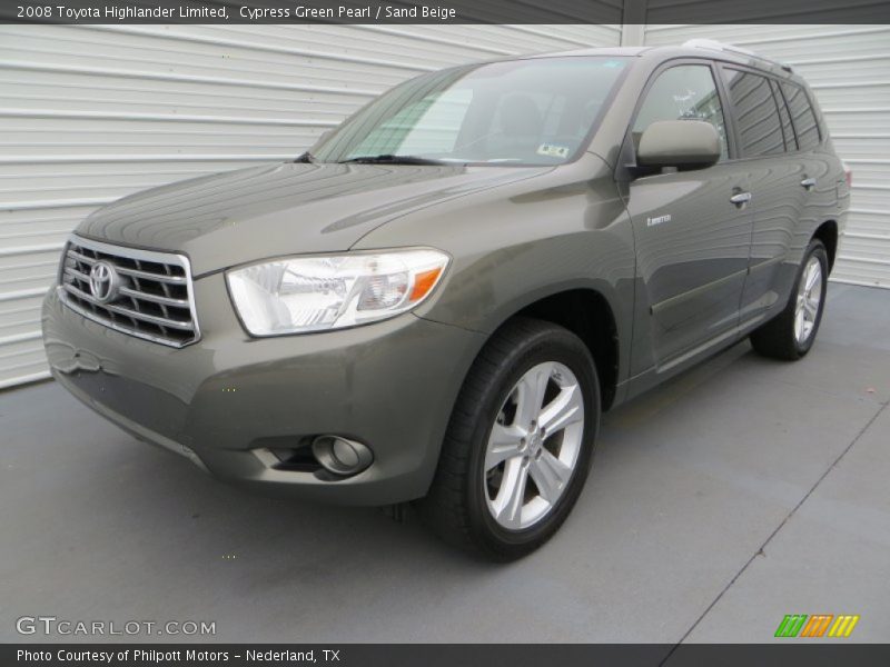 Front 3/4 View of 2008 Highlander Limited