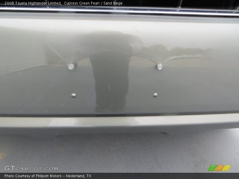 Cypress Green Pearl / Sand Beige 2008 Toyota Highlander Limited