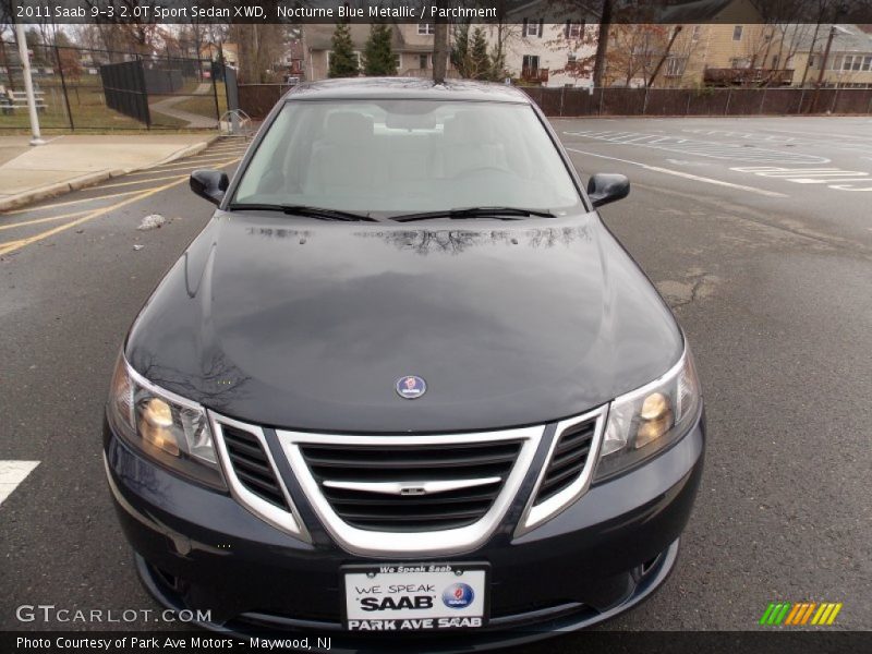 Nocturne Blue Metallic / Parchment 2011 Saab 9-3 2.0T Sport Sedan XWD