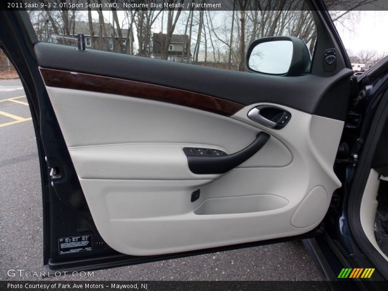 Nocturne Blue Metallic / Parchment 2011 Saab 9-3 2.0T Sport Sedan XWD