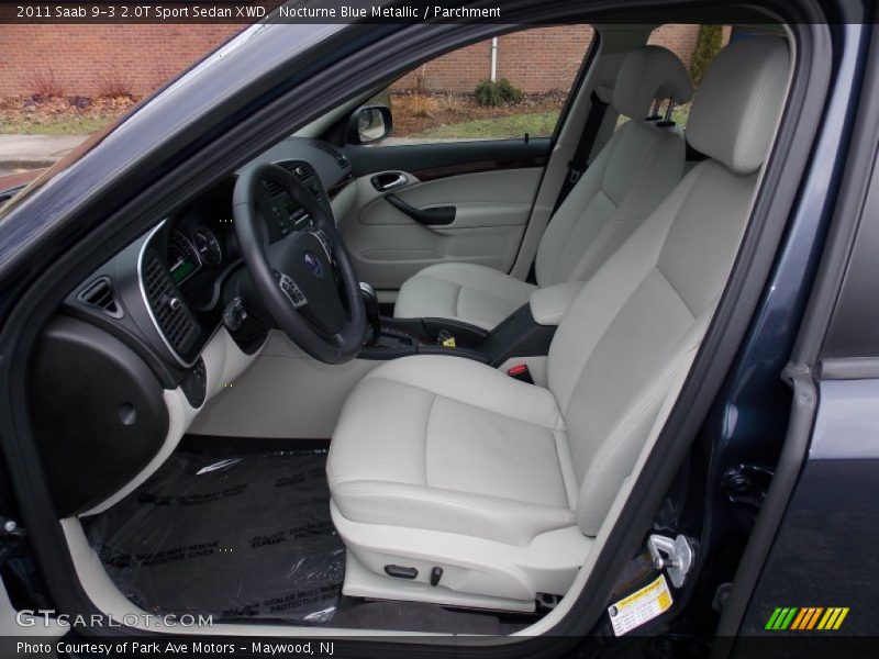 Nocturne Blue Metallic / Parchment 2011 Saab 9-3 2.0T Sport Sedan XWD