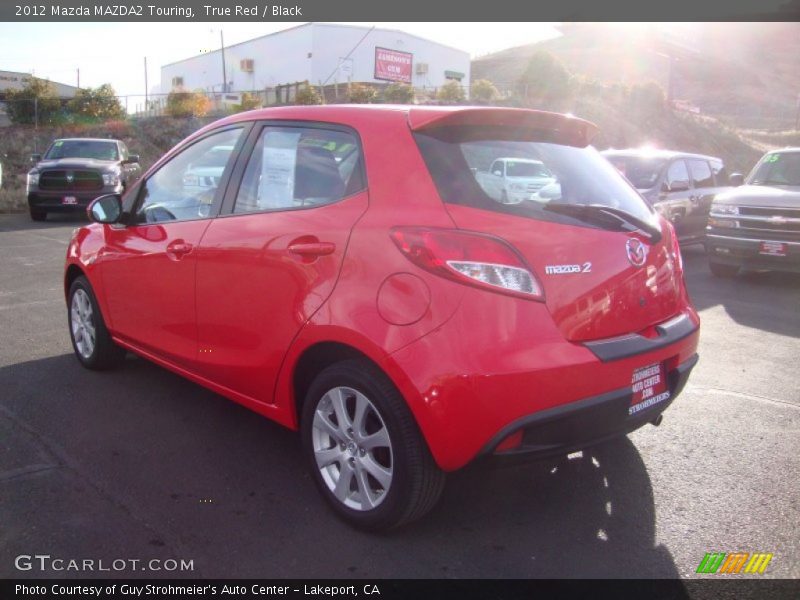 True Red / Black 2012 Mazda MAZDA2 Touring