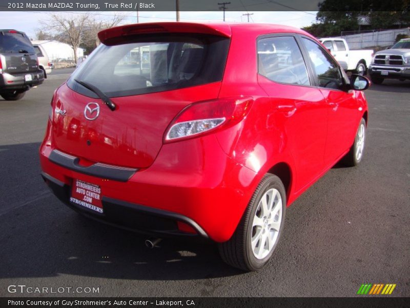 True Red / Black 2012 Mazda MAZDA2 Touring