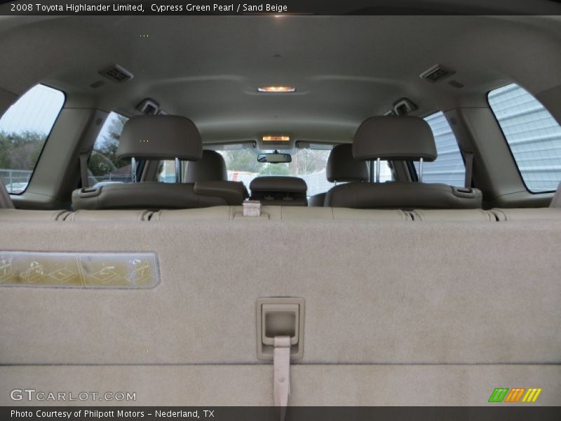 Cypress Green Pearl / Sand Beige 2008 Toyota Highlander Limited