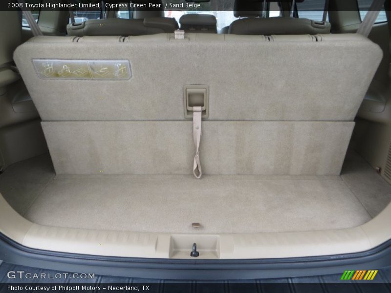 Cypress Green Pearl / Sand Beige 2008 Toyota Highlander Limited