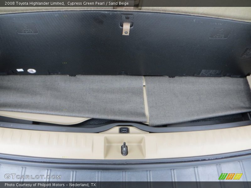 Cypress Green Pearl / Sand Beige 2008 Toyota Highlander Limited