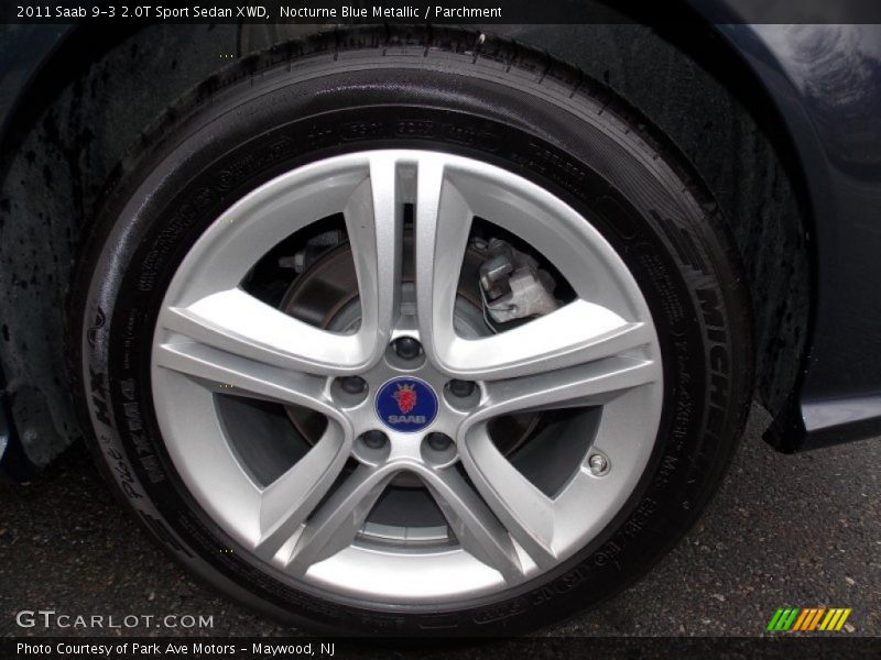 Nocturne Blue Metallic / Parchment 2011 Saab 9-3 2.0T Sport Sedan XWD