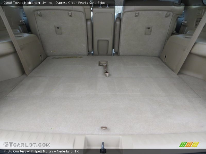 Cypress Green Pearl / Sand Beige 2008 Toyota Highlander Limited