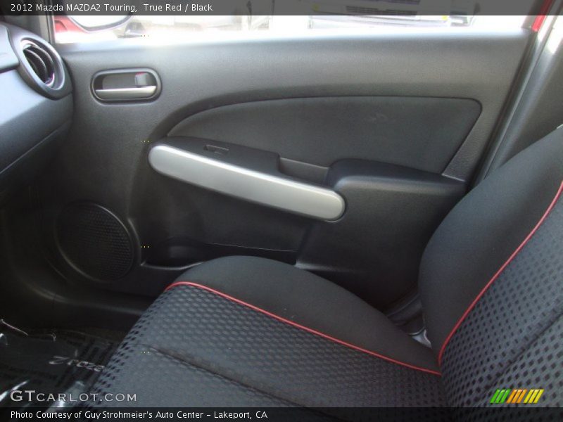 True Red / Black 2012 Mazda MAZDA2 Touring