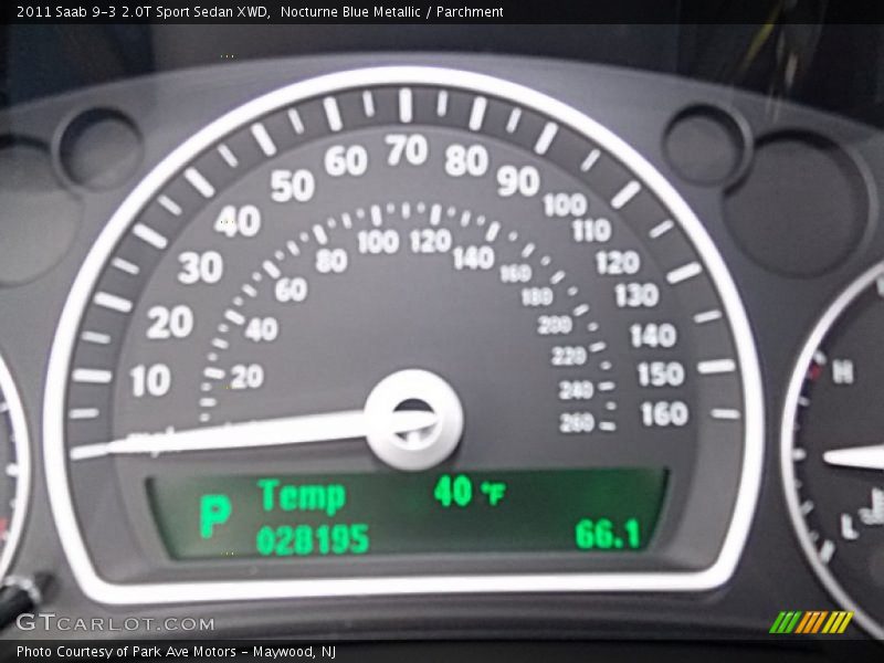 Nocturne Blue Metallic / Parchment 2011 Saab 9-3 2.0T Sport Sedan XWD