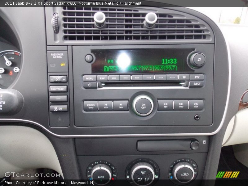 Nocturne Blue Metallic / Parchment 2011 Saab 9-3 2.0T Sport Sedan XWD