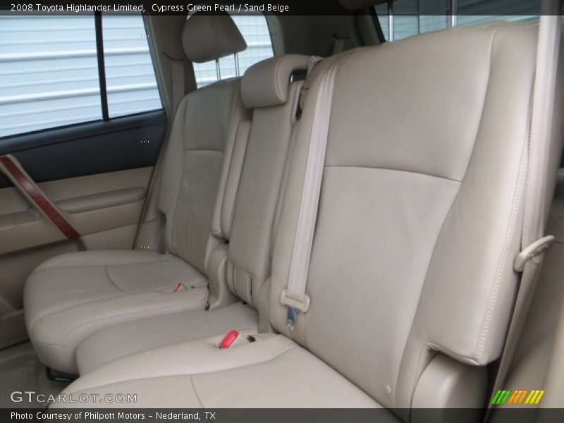 Cypress Green Pearl / Sand Beige 2008 Toyota Highlander Limited
