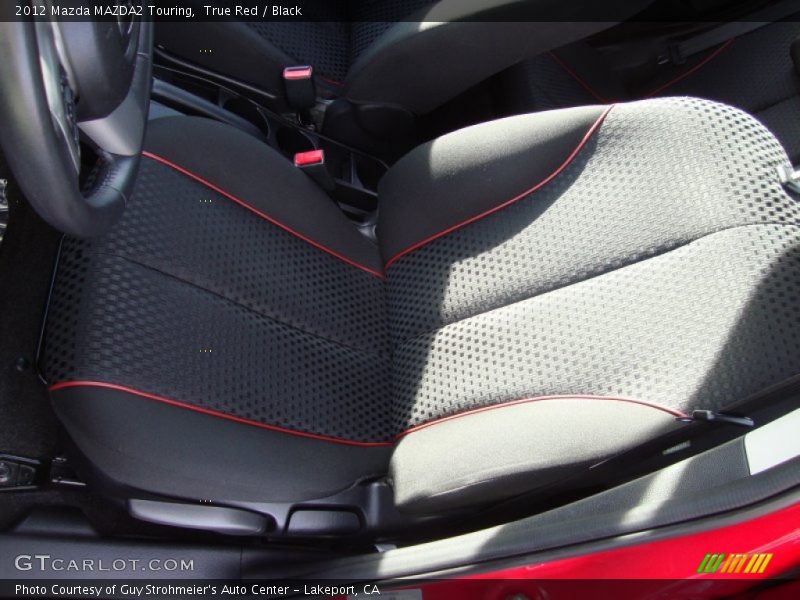 True Red / Black 2012 Mazda MAZDA2 Touring