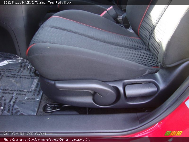 True Red / Black 2012 Mazda MAZDA2 Touring