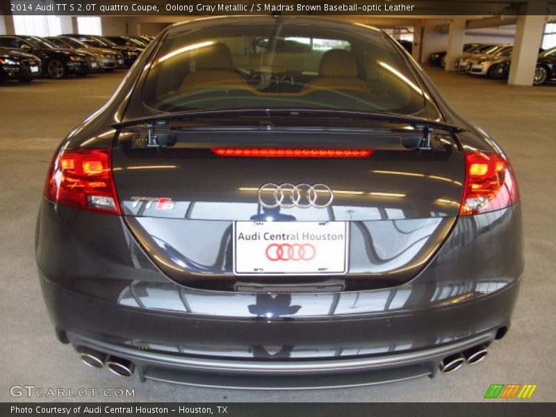 Oolong Gray Metallic / S Madras Brown Baseball-optic Leather 2014 Audi TT S 2.0T quattro Coupe