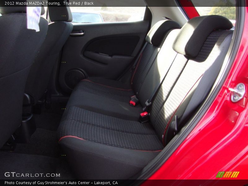 True Red / Black 2012 Mazda MAZDA2 Touring