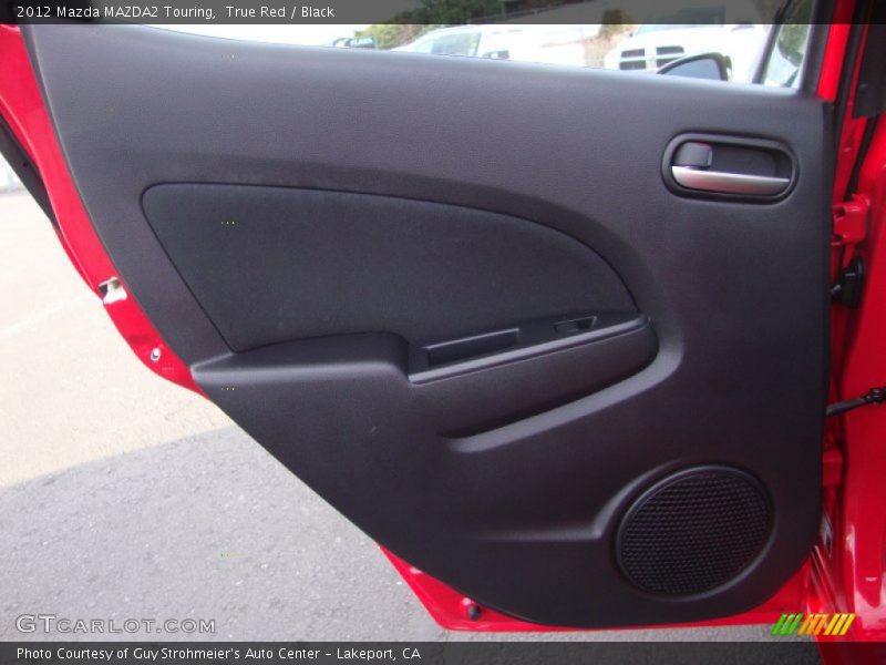 True Red / Black 2012 Mazda MAZDA2 Touring