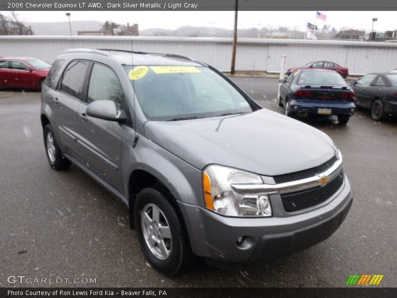 Dark Silver Metallic / Light Gray 2006 Chevrolet Equinox LT AWD