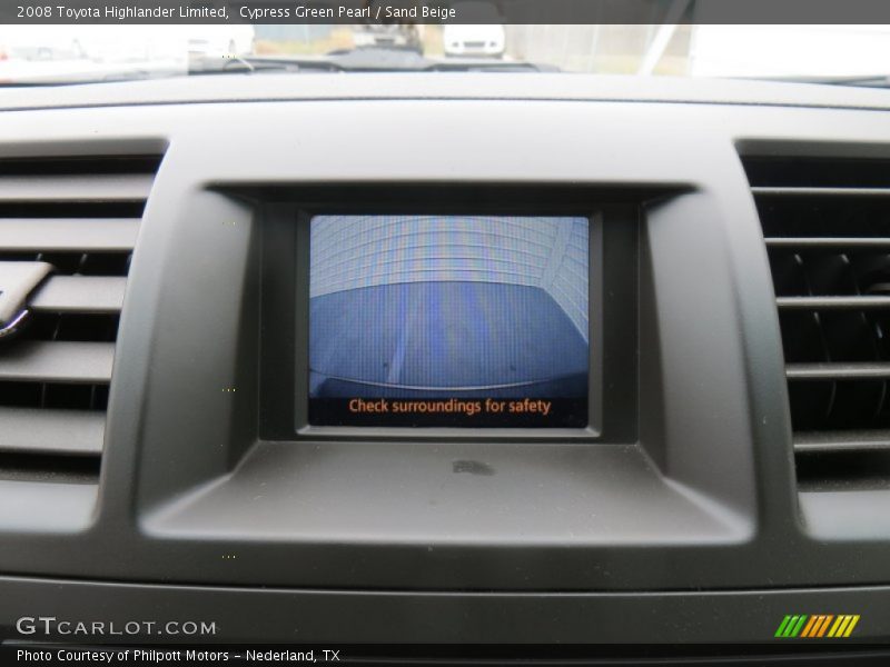 Cypress Green Pearl / Sand Beige 2008 Toyota Highlander Limited