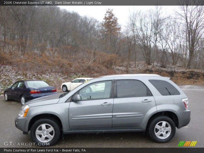 Dark Silver Metallic / Light Gray 2006 Chevrolet Equinox LT AWD