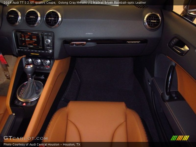 Oolong Gray Metallic / S Madras Brown Baseball-optic Leather 2014 Audi TT S 2.0T quattro Coupe