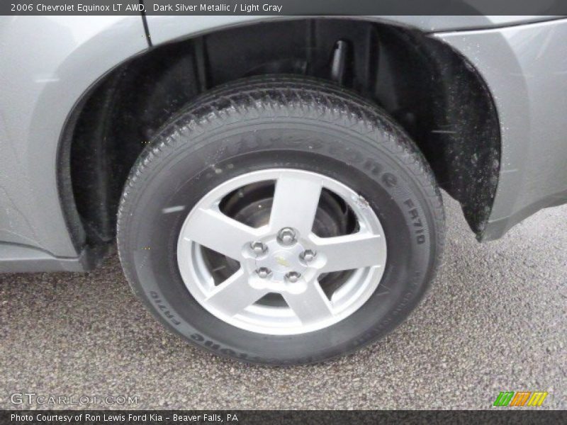 Dark Silver Metallic / Light Gray 2006 Chevrolet Equinox LT AWD
