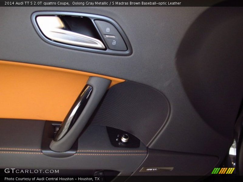 Oolong Gray Metallic / S Madras Brown Baseball-optic Leather 2014 Audi TT S 2.0T quattro Coupe