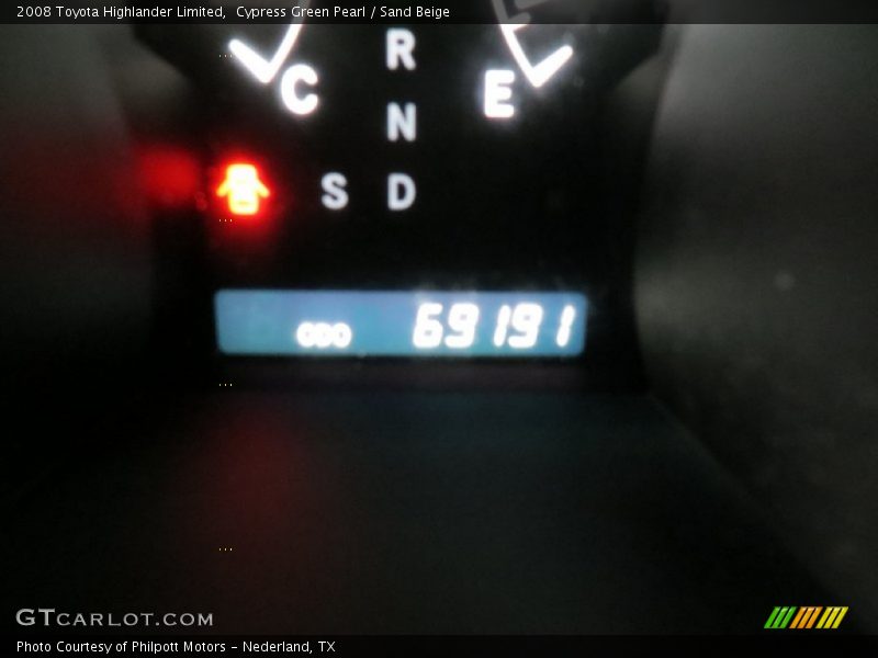 Cypress Green Pearl / Sand Beige 2008 Toyota Highlander Limited