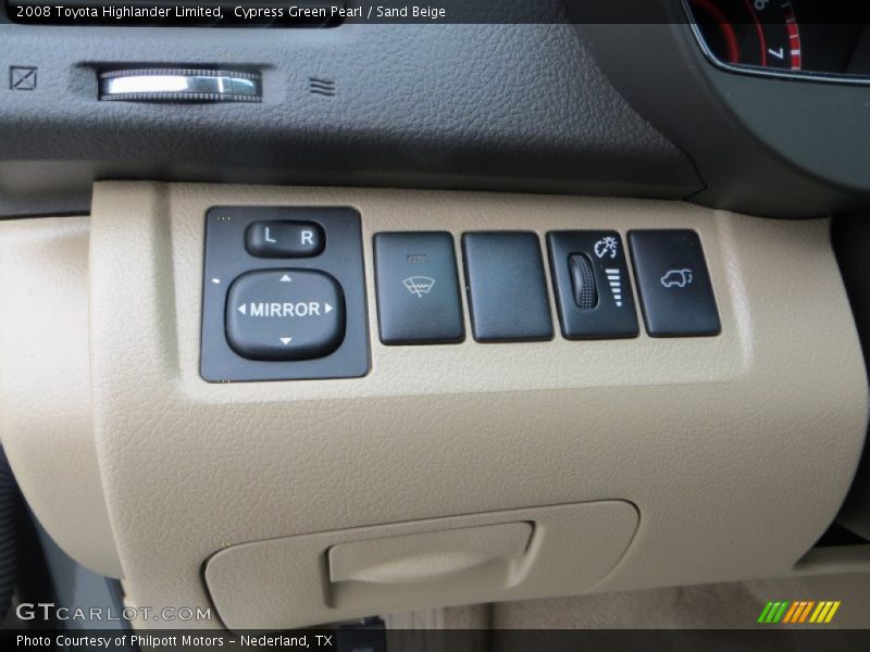 Cypress Green Pearl / Sand Beige 2008 Toyota Highlander Limited