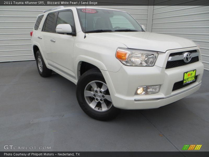 Blizzard White Pearl / Sand Beige 2011 Toyota 4Runner SR5