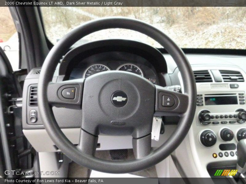 Dark Silver Metallic / Light Gray 2006 Chevrolet Equinox LT AWD