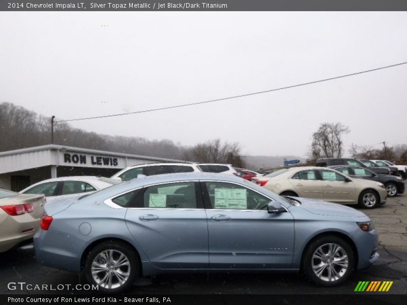 Silver Topaz Metallic / Jet Black/Dark Titanium 2014 Chevrolet Impala LT