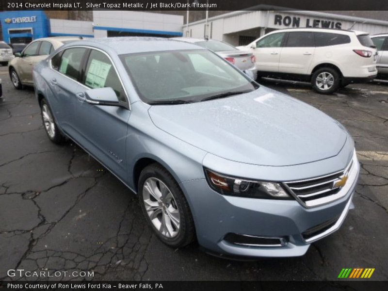 Silver Topaz Metallic / Jet Black/Dark Titanium 2014 Chevrolet Impala LT