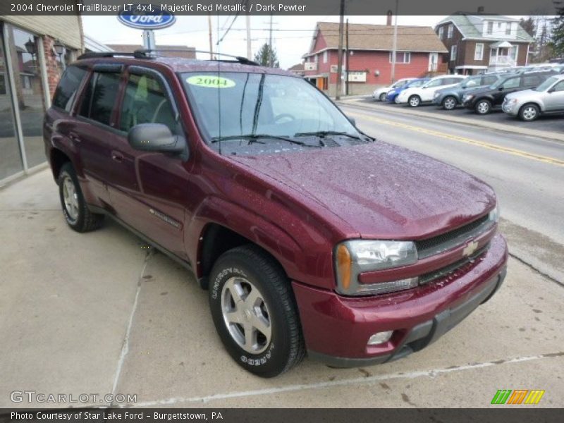 Majestic Red Metallic / Dark Pewter 2004 Chevrolet TrailBlazer LT 4x4