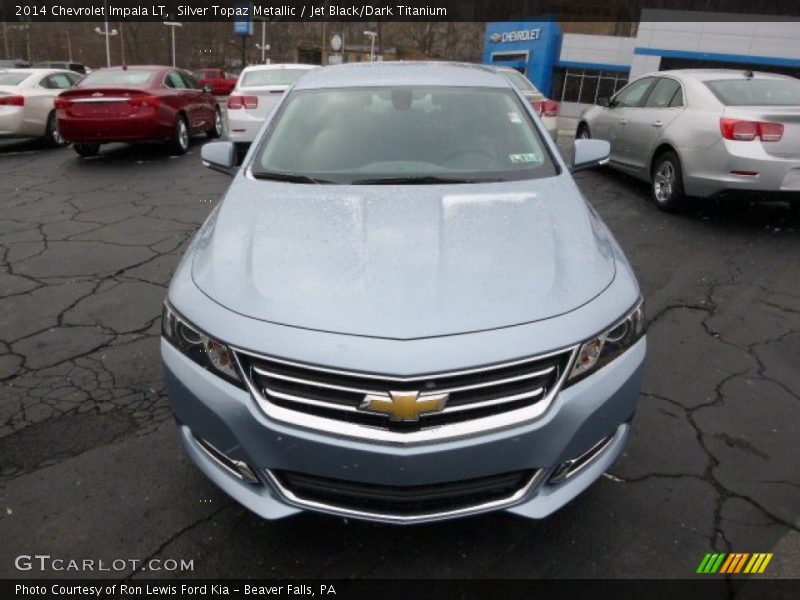 Silver Topaz Metallic / Jet Black/Dark Titanium 2014 Chevrolet Impala LT