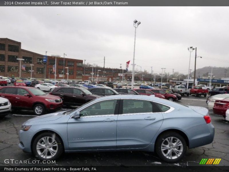 Silver Topaz Metallic / Jet Black/Dark Titanium 2014 Chevrolet Impala LT