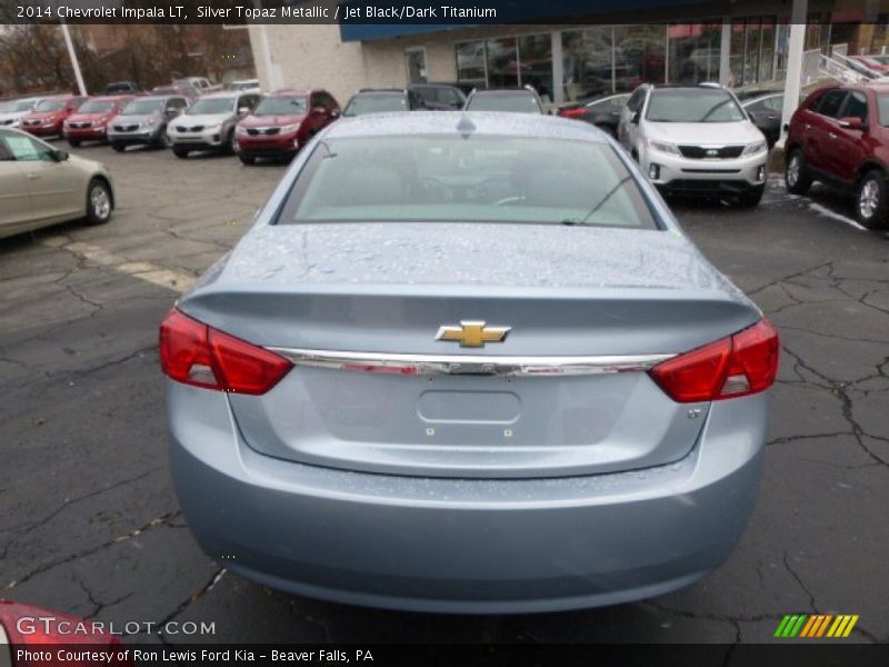 Silver Topaz Metallic / Jet Black/Dark Titanium 2014 Chevrolet Impala LT