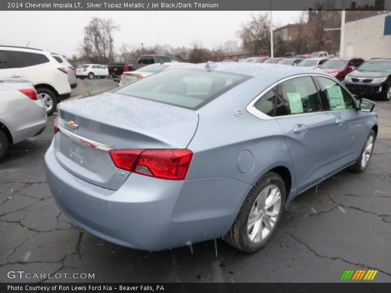 Silver Topaz Metallic / Jet Black/Dark Titanium 2014 Chevrolet Impala LT
