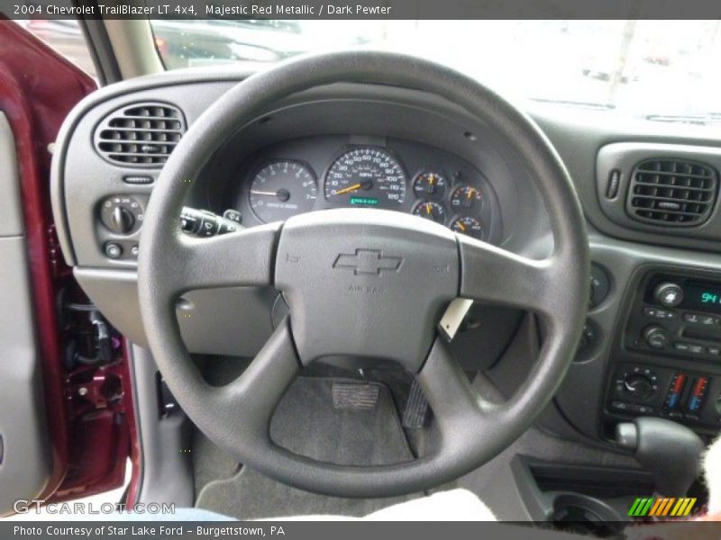Majestic Red Metallic / Dark Pewter 2004 Chevrolet TrailBlazer LT 4x4