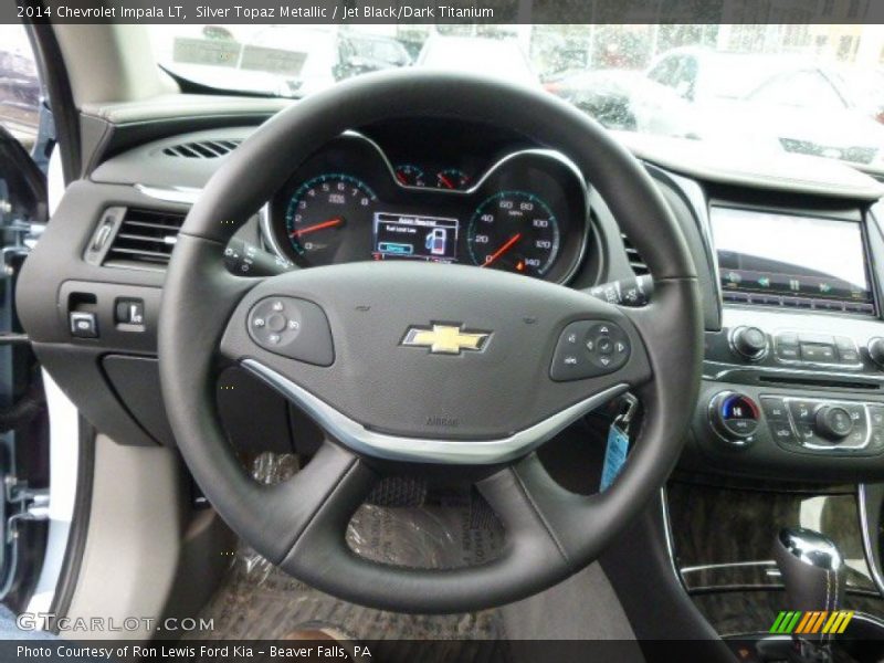 Silver Topaz Metallic / Jet Black/Dark Titanium 2014 Chevrolet Impala LT