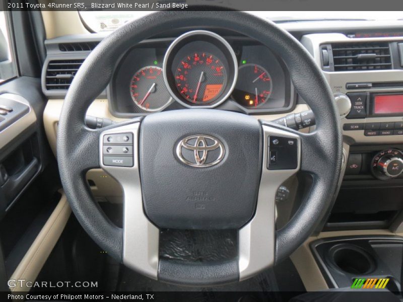 Blizzard White Pearl / Sand Beige 2011 Toyota 4Runner SR5